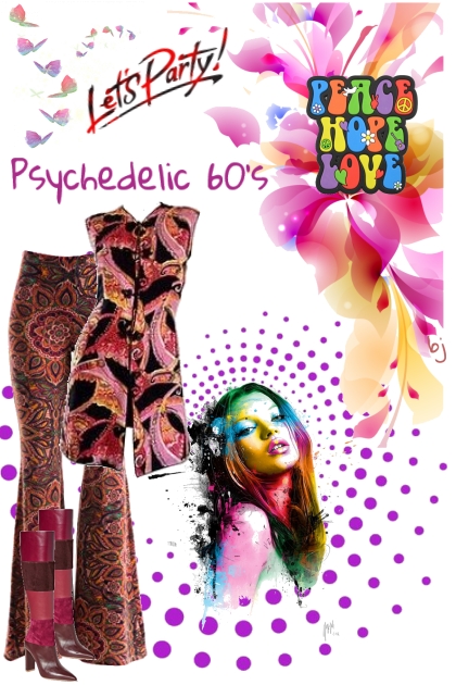 Psychedelic 60's- Fashion set