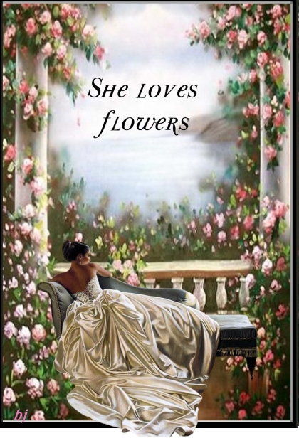 She Loves Flowers- Kreacja