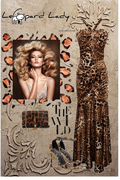 Leopard lady- Combinazione di moda