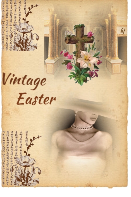 Vintage Easter- Modna kombinacija