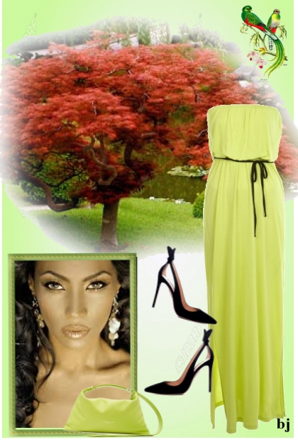 Trendy Lime Green- Fashion set