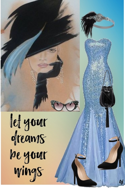 Let Your Dreams Be Your Wings- Fashion set