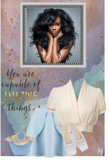 You Are Capable of Amazing Things- Fashion set