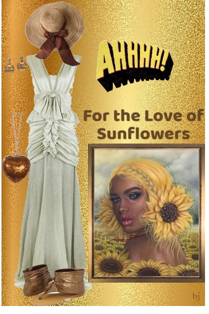 For the Love of Sunflowers- Combinaciónde moda