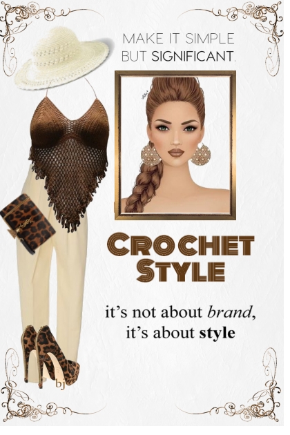 Crochet Style- combinação de moda