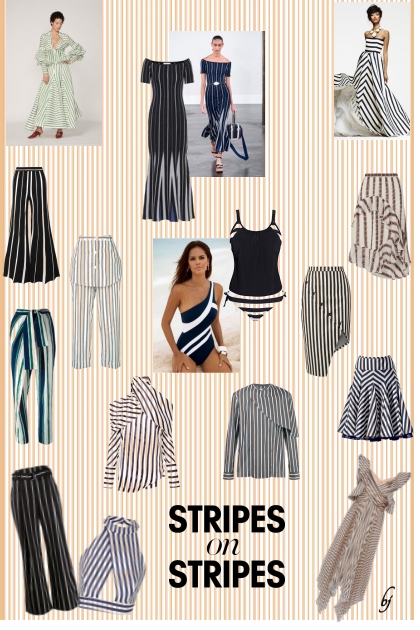 Stripes on Stripes 2- Combinazione di moda