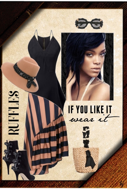 Ruffles--If You Like It-Wear It- Combinaciónde moda