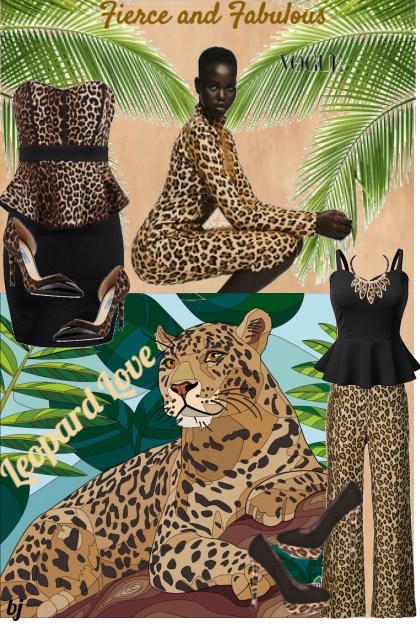 Leopard Love- Combinazione di moda