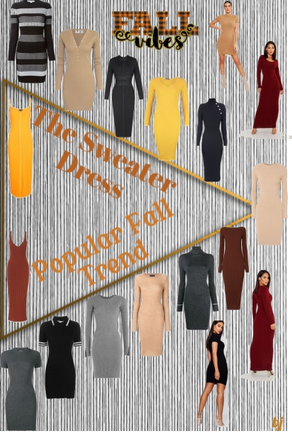 Popular Fall Trend-The Sweater Dress