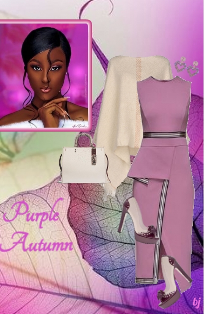 Purple Autumn- Modna kombinacija
