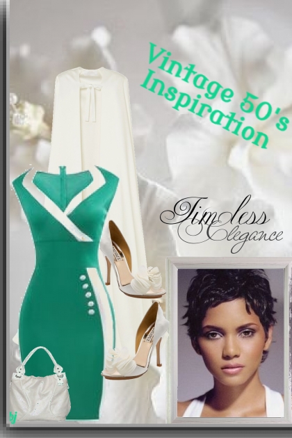 Vintage 50's Inspiration- Modna kombinacija