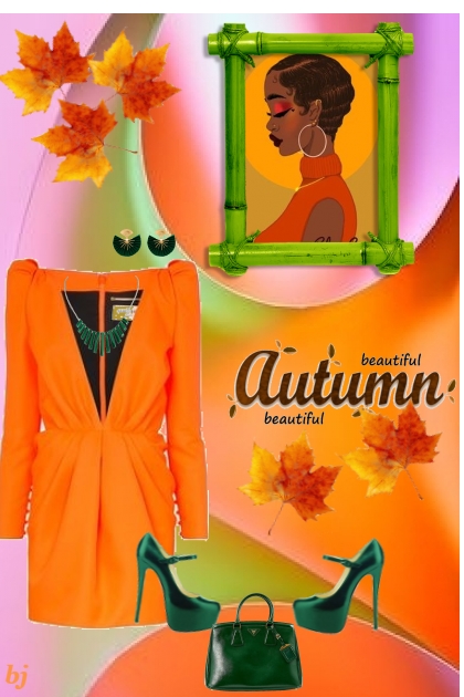 Vibrant Autumn- Fashion set
