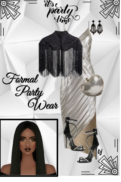 Formal Party Wear- combinação de moda