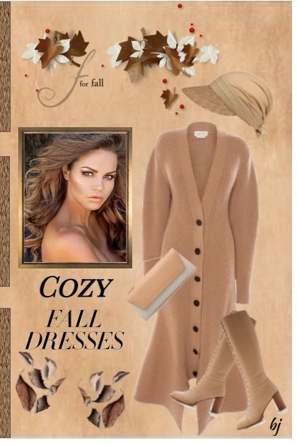 Cozy Fall Dresses- combinação de moda