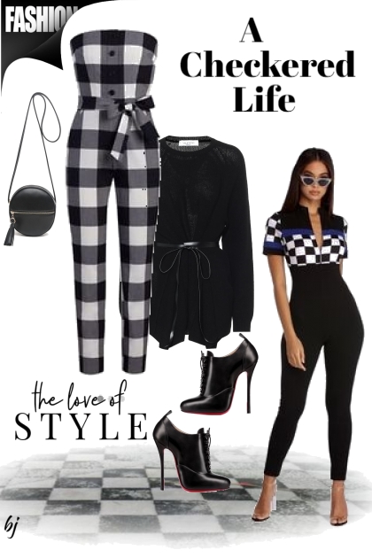 A Checkered Life- Fashion set
