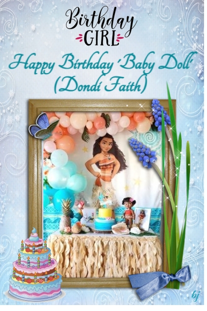 Happy Birthday Dondi Faith- Fashion set