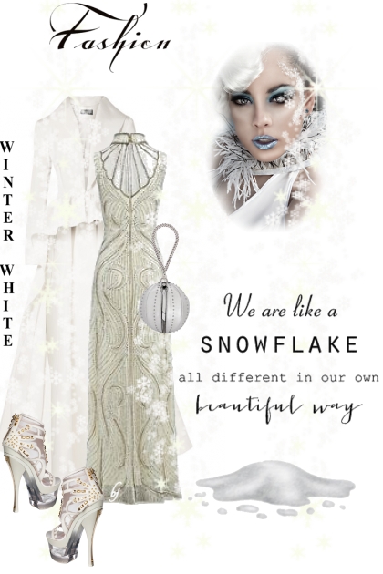 Winter White IV- combinação de moda