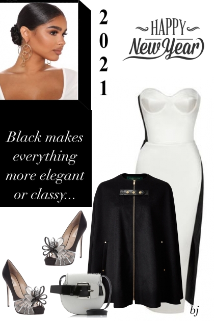 Classy in Black- Fashion set