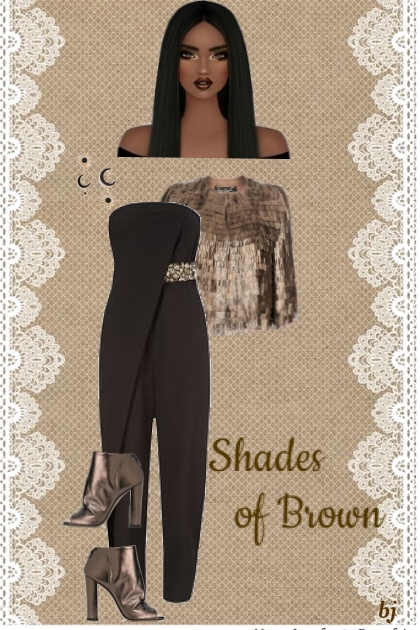 Shades of Brown- combinação de moda