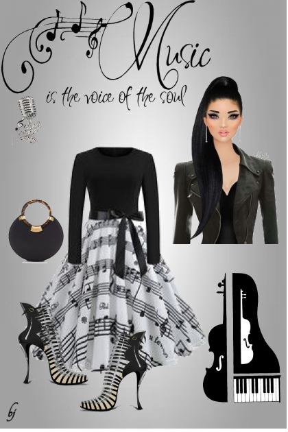 Music---The Voice of the Soul- Fashion set