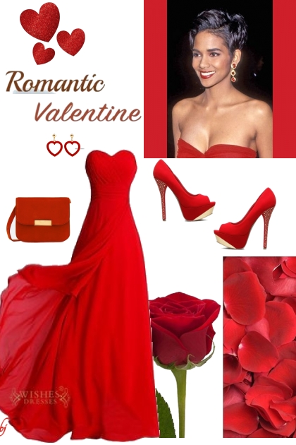 Romantic Valentine- combinação de moda