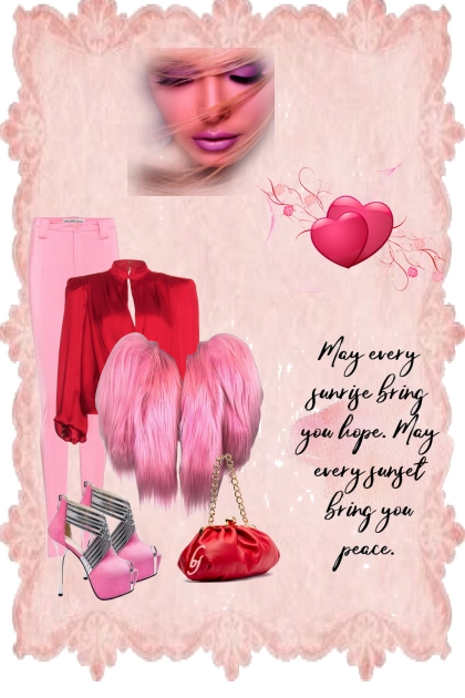 Pink and Red- Fashion set