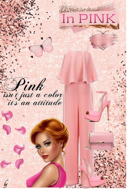 In Pink- Combinazione di moda