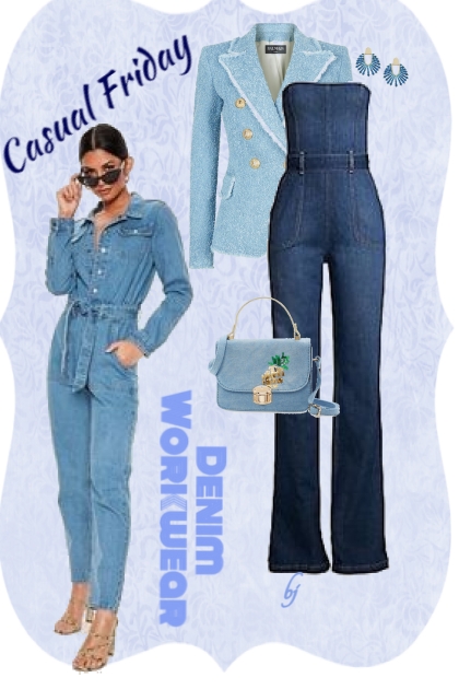 Denim Workwear- Combinazione di moda