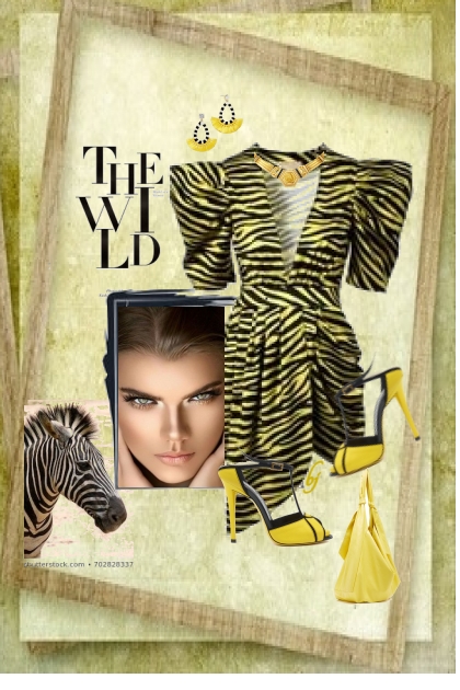 Zebra Inspired- combinação de moda