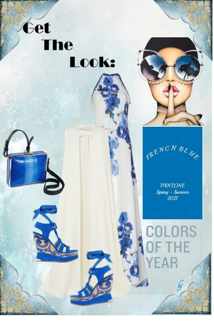 French Blue--Get the Look- Modna kombinacija