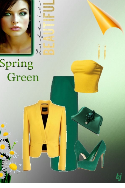 Spring Green.......- combinação de moda