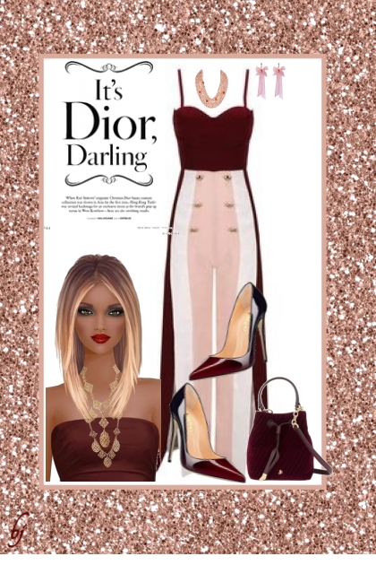 It's Dior, Darling- Fashion set