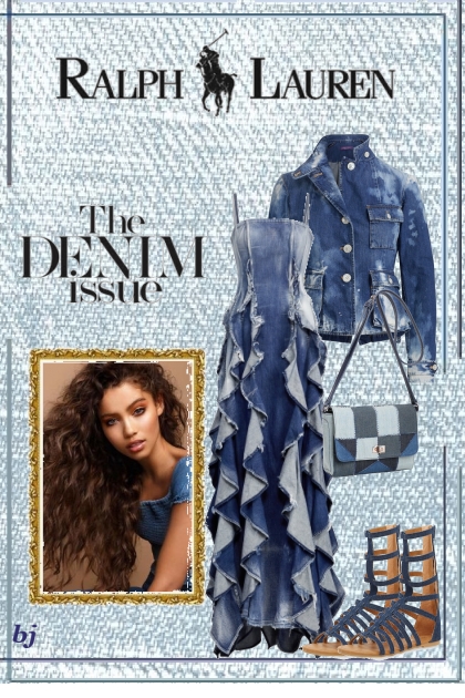 Ralph Lauren-The Denim Issue- Модное сочетание