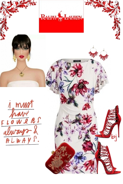 Ralph Lauren Floral Dress- Fashion set