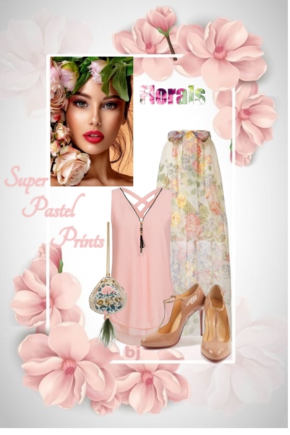 Super Pastel Prints-Florals- Modna kombinacija