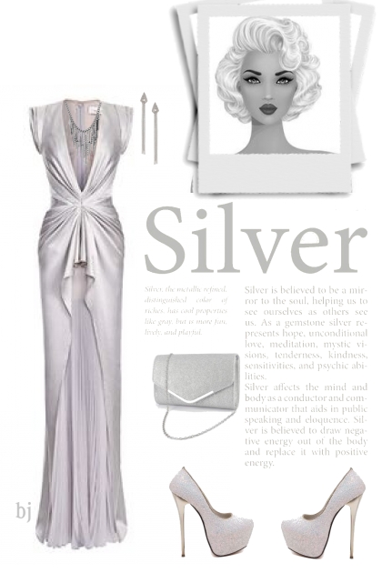 Silver- combinação de moda