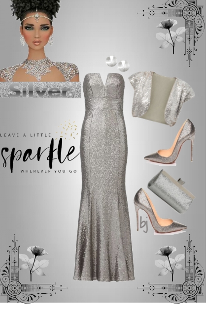 A Silver Sparkle- Modna kombinacija