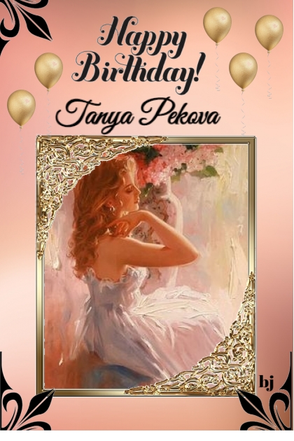 Happy Birthday Tanya Pekova!!- combinação de moda