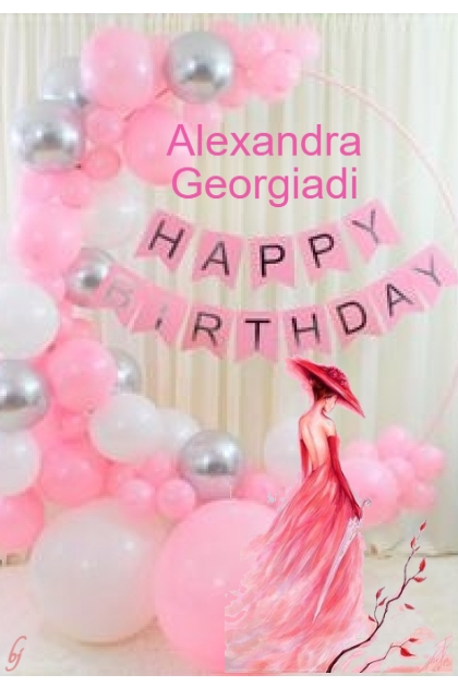 Happy Birthday Alexandra Georgiadi- Fashion set
