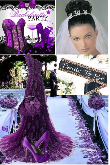 Purple Passion Summer Wedding- Fashion set