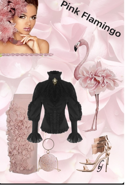 Pink Flamingo- Fashion set