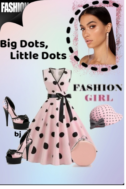 Big Dots, Little Dots- Fashion set