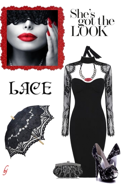 The Look of Lace- Combinaciónde moda