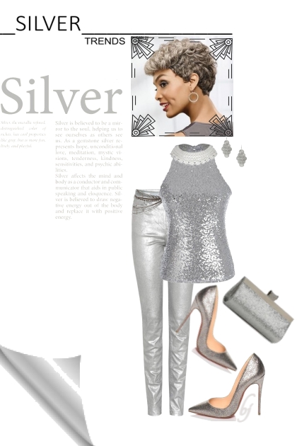 Silver Trends........- combinação de moda