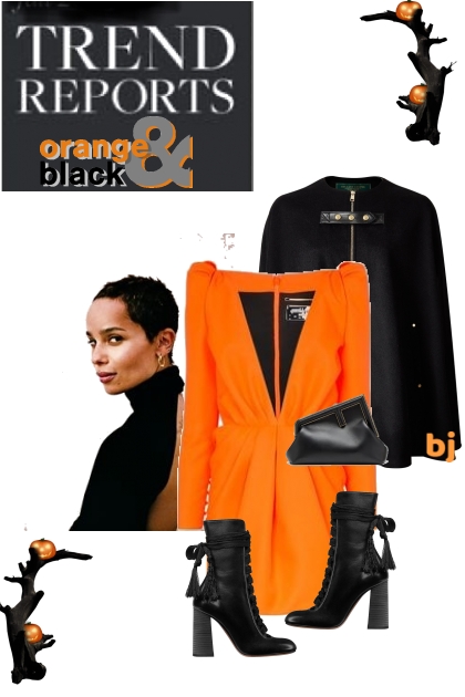 Trend Reports--Orange and Black
