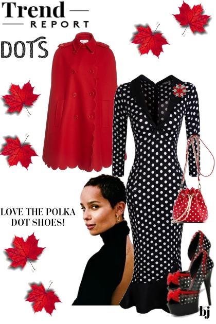 Trend Report--Dots for Fall- Fashion set