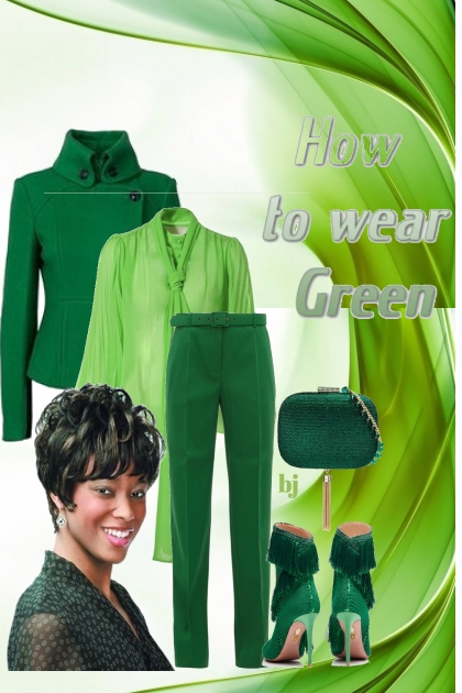 How to Wear Green- combinação de moda