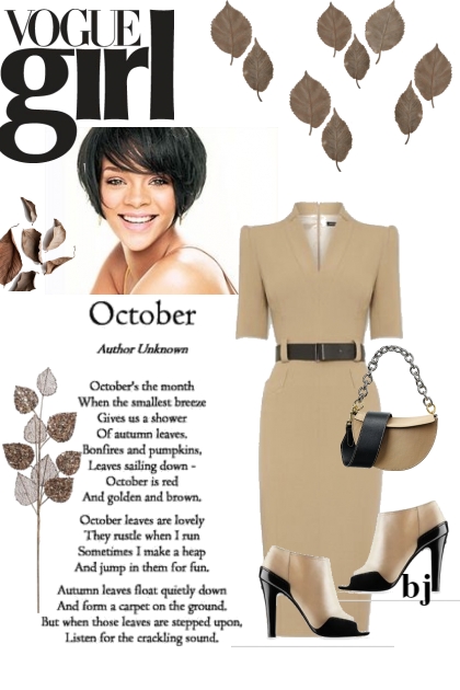 October Vogue Girl- Modna kombinacija