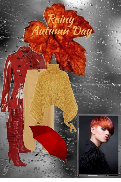 Rainy Autumn Day- Combinazione di moda