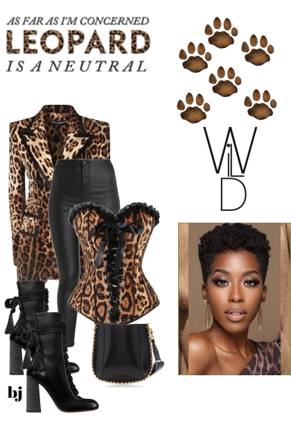 Wild Leopard Look- Modna kombinacija